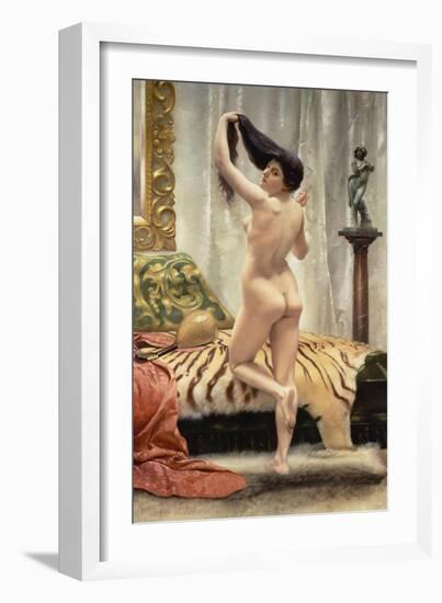 Before the Mirror-Robert Barrett Browning-Framed Giclee Print