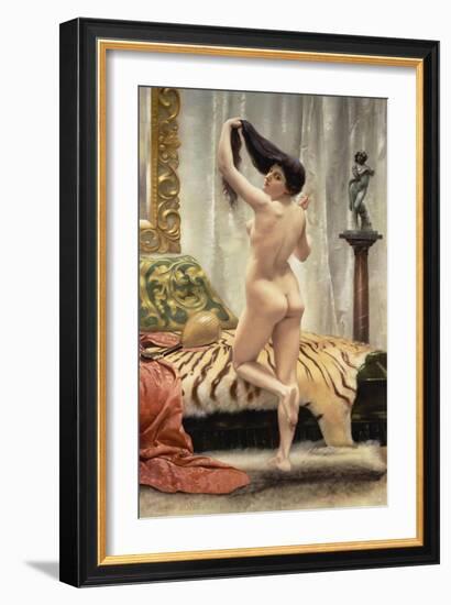 Before the Mirror-Robert Barrett Browning-Framed Giclee Print