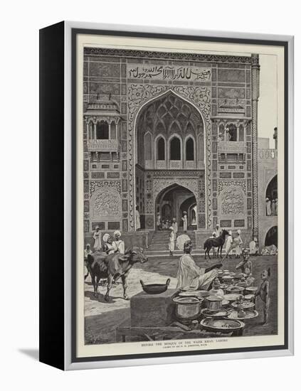 Before the Mosque of the Wazir Khan, Lahore-Harry Hamilton Johnston-Framed Premier Image Canvas