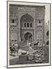 Before the Mosque of the Wazir Khan, Lahore-Harry Hamilton Johnston-Mounted Giclee Print