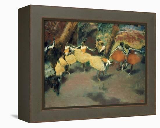Before the Performance-Edgar Degas-Framed Premier Image Canvas