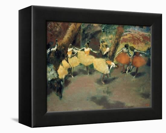 Before the Performance-Edgar Degas-Framed Premier Image Canvas