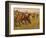 Before the Race, between 1882 and 1884-Edgar Degas-Framed Art Print