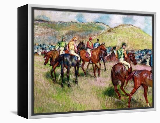 Before the Race, C.1893-Edgar Degas-Framed Premier Image Canvas