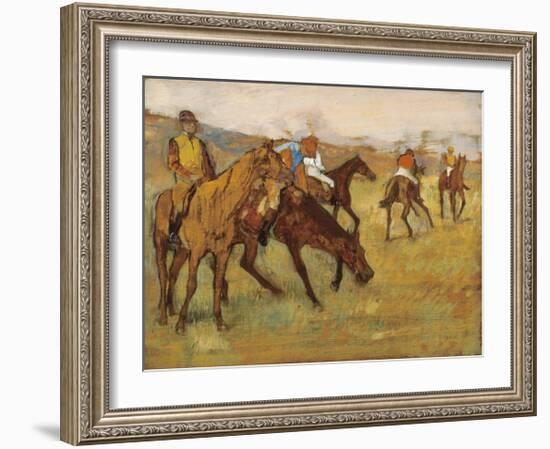 Before the Race-Edgar Degas-Framed Premium Giclee Print