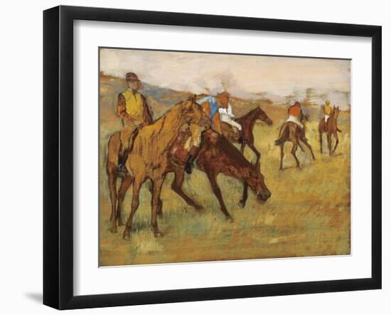 Before the Race-Edgar Degas-Framed Premium Giclee Print