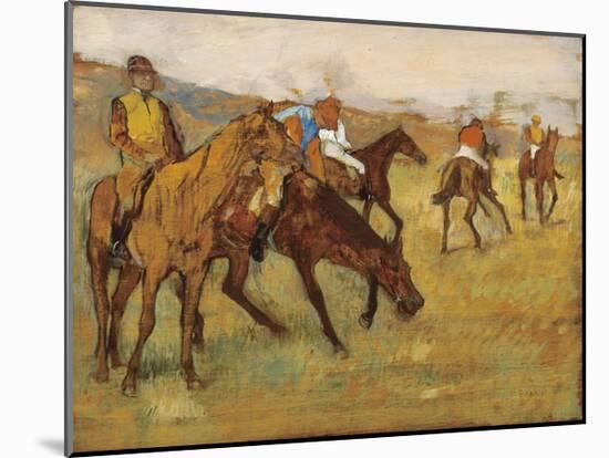 Before the Race-Edgar Degas-Mounted Premium Giclee Print