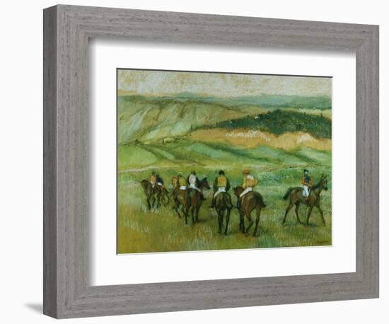 Before the Race-Edgar Degas-Framed Giclee Print