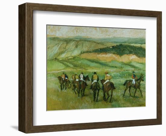 Before the Race-Edgar Degas-Framed Giclee Print