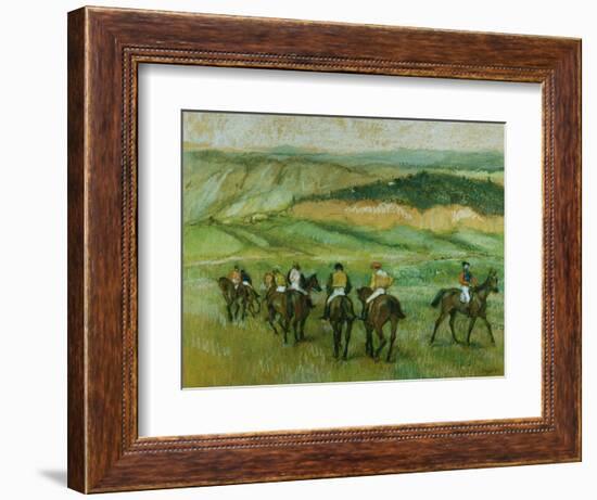 Before the Race-Edgar Degas-Framed Giclee Print