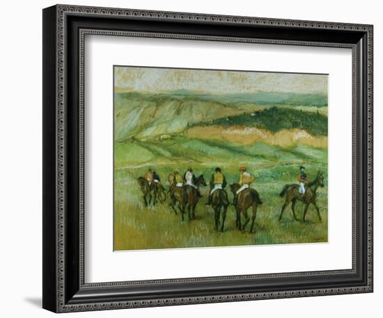 Before the Race-Edgar Degas-Framed Giclee Print