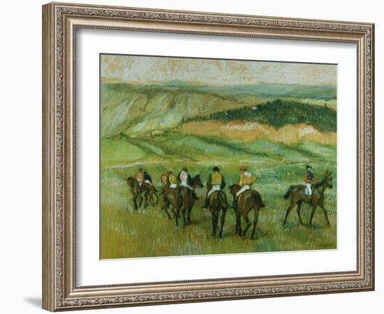 Before the Race-Edgar Degas-Framed Giclee Print