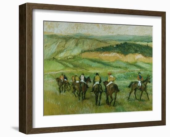 Before the Race-Edgar Degas-Framed Giclee Print