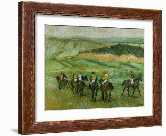 Before the Race-Edgar Degas-Framed Giclee Print