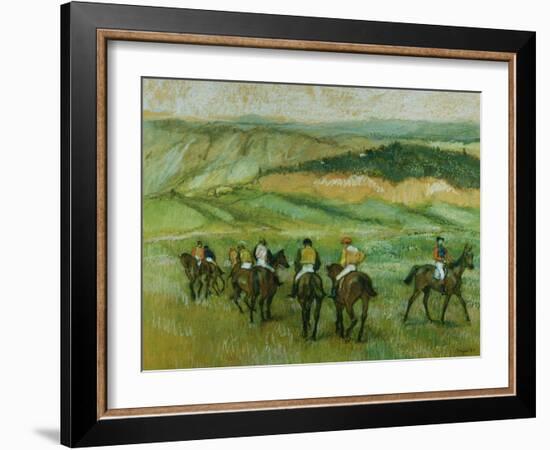 Before the Race-Edgar Degas-Framed Giclee Print