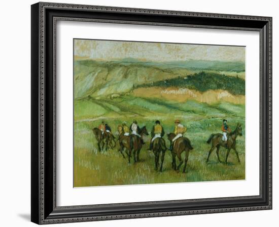 Before the Race-Edgar Degas-Framed Giclee Print