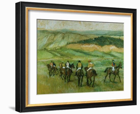 Before the Race-Edgar Degas-Framed Giclee Print