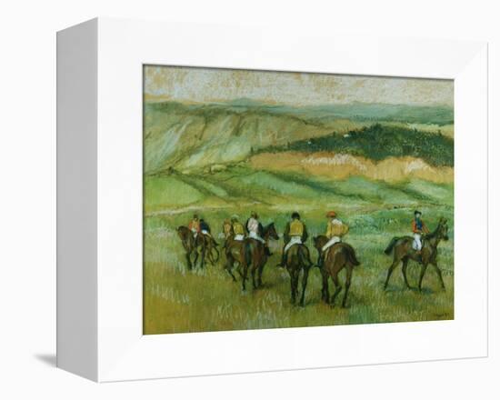 Before the Race-Edgar Degas-Framed Premier Image Canvas