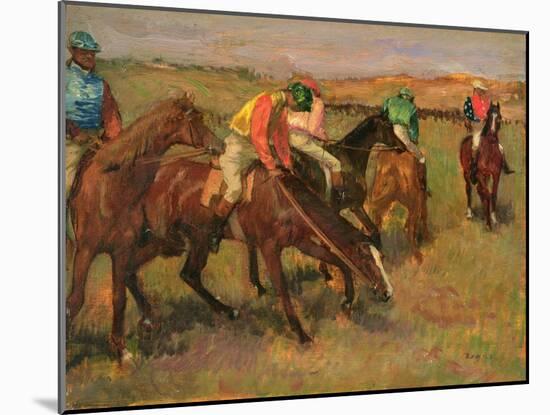 Before the Races, C.1882-Edgar Degas-Mounted Giclee Print