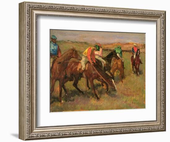 Before the Races, C.1882-Edgar Degas-Framed Giclee Print