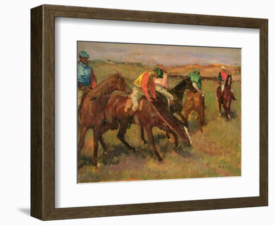 Before the Races, C.1882-Edgar Degas-Framed Giclee Print