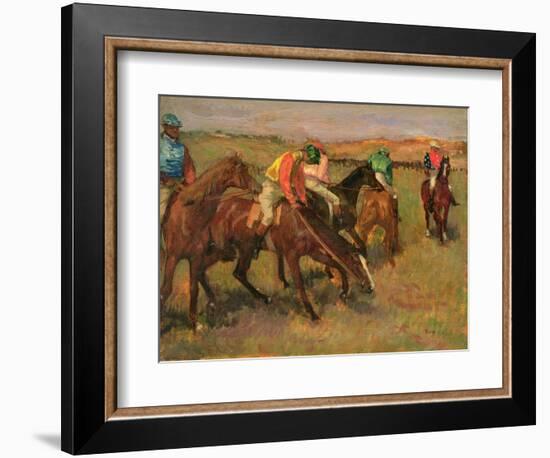 Before the Races, C.1882-Edgar Degas-Framed Giclee Print