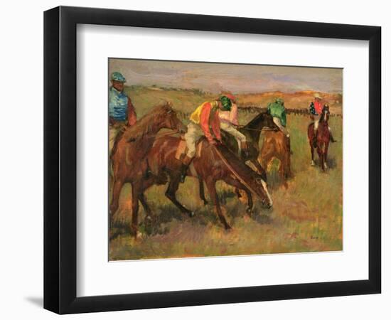 Before the Races, C.1882-Edgar Degas-Framed Giclee Print