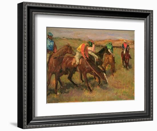 Before the Races, C.1882-Edgar Degas-Framed Giclee Print