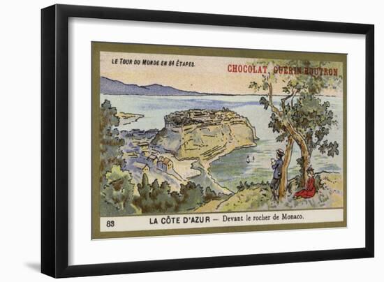 Before the Rock of Monaco-null-Framed Giclee Print