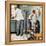 "Before the Shot" or "At the Doctor's", March 15,1958-Norman Rockwell-Framed Premier Image Canvas