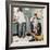 "Before the Shot" or "At the Doctor's" Saturday Evening Post Cover, March 15,1958-Norman Rockwell-Framed Giclee Print