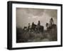 Before the Storm, Apache-Edward S Curtis-Framed Photo