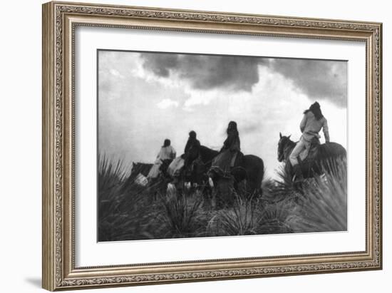 Before the Storm-Edward S. Curtis-Framed Art Print