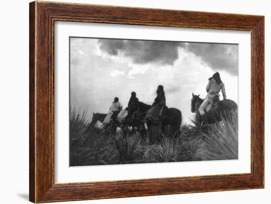 Before the Storm-Edward S. Curtis-Framed Art Print