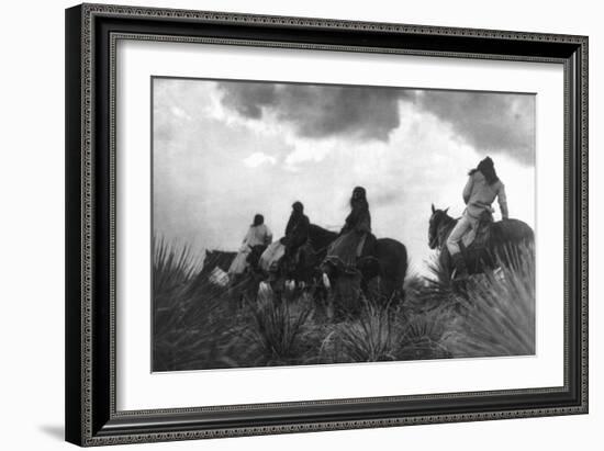 Before the Storm-Edward S. Curtis-Framed Art Print