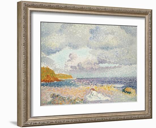 Before the Thunderstorm (The Bather)-Henri Edmond Cross-Framed Giclee Print