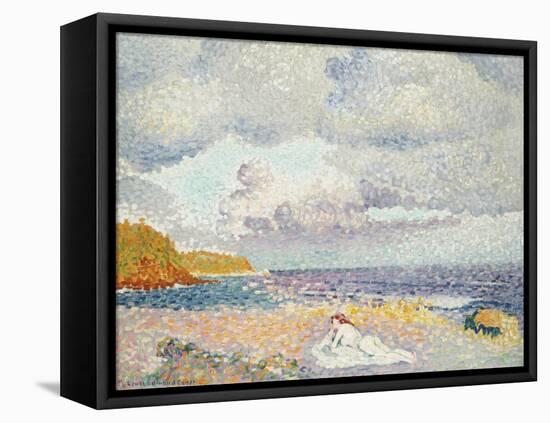 Before the Thunderstorm (The Bather)-Henri Edmond Cross-Framed Premier Image Canvas