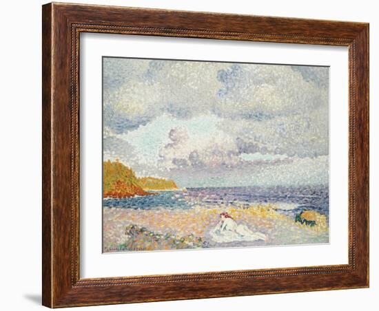 Before the Thunderstorm (The Bather)-Henri Edmond Cross-Framed Giclee Print