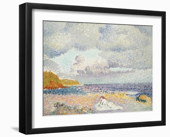 Before the Thunderstorm (The Bather)-Henri Edmond Cross-Framed Giclee Print