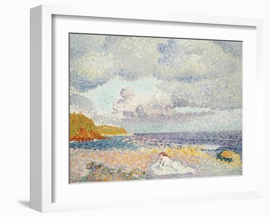 Before the Thunderstorm (The Bather)-Henri Edmond Cross-Framed Giclee Print