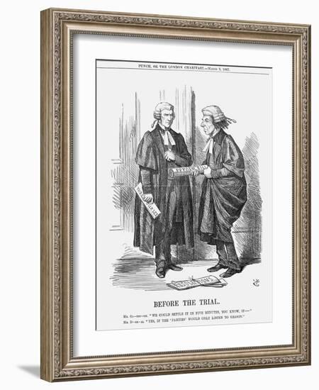 Before the Trial, 1867-John Tenniel-Framed Giclee Print
