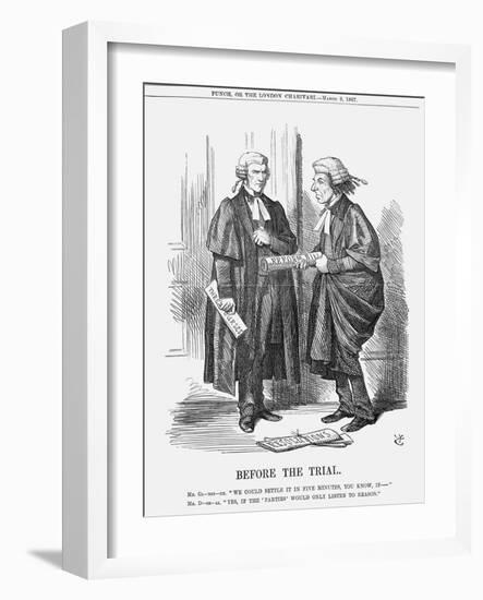 Before the Trial, 1867-John Tenniel-Framed Giclee Print