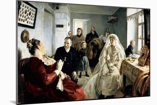 Before the Wedding, 1880s-Illarion Mikhailovich Pryanishnikov-Mounted Giclee Print