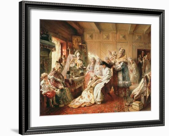 Before the Wedding, 1890-Konstantin Egorovich Makovsky-Framed Giclee Print