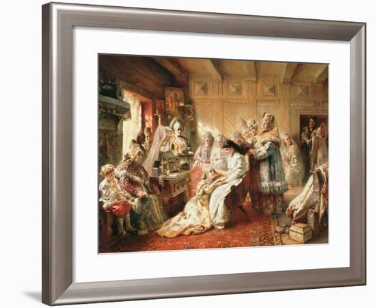 Before the Wedding, 1890-Konstantin Egorovich Makovsky-Framed Giclee Print