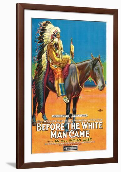 Before The White Man Came - 1920-null-Framed Giclee Print