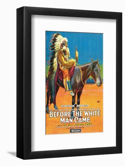 Before The White Man Came - 1920-null-Framed Giclee Print
