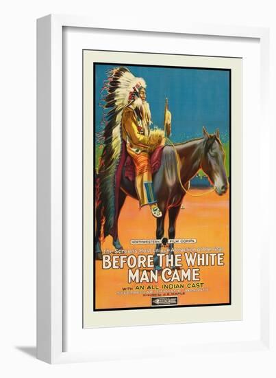 Before the White Man Came-null-Framed Art Print