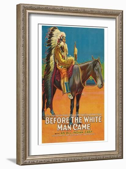 Before the White Man Came-null-Framed Art Print