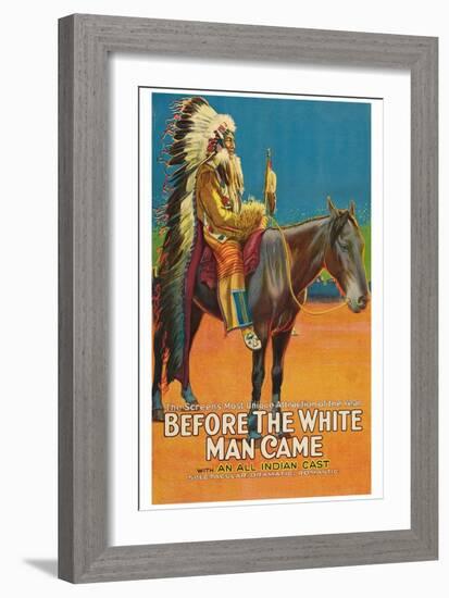 Before the White Man Came-null-Framed Art Print